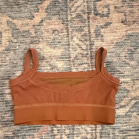✨✨SKIMS Rust Ribbed Bra - Picture 4 of 4